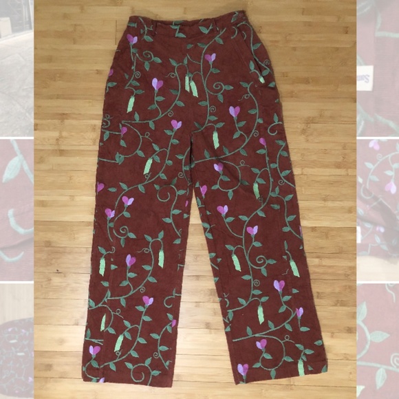 Samantha Pleet Plank Pants in Hazelnut Sweet Fawn - Picture 1 of 8